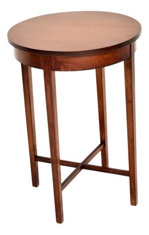 Antique Edwardian Satin Wood Occasional Side Table, 1900