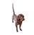 Metal Antique Copper Finish Metal Dog Sculptures For Sale - Image 7 of 7