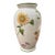 Vintage MCM Tiffany & Co. 10” Ceramic Vase "Tiffany Petals" 1998 Made in Portugal For Sale