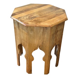 1980s Morracan Themed Octangular Side Table For Sale