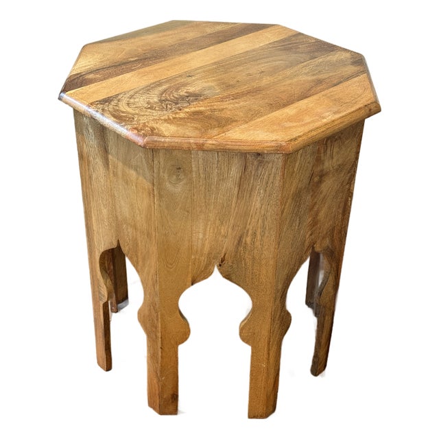 1980s Morracan Themed Octangular Side Table For Sale