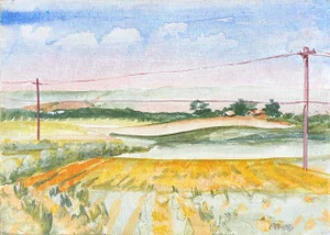 California Coastal Landscape by Patricia Gren-Hayes