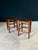 Vintage French Country Bistro Low Stools, 1930s, Set of 2 For Sale - Image 15 of 15