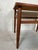 Brown Vintage Side Table in Teak from O.M.F. For Sale - Image 8 of 11