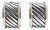 David Yurman 14k Yellow Gold & 925 Silver Classics Cigar Huggie Clip-on Earrings, A Pair For Sale