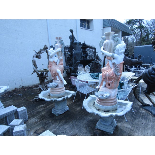 Figurative Marble Fountain For Sale - Image 11 of 12