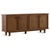 Beautifully crafted four-door Mindi wood sideboard with a rich walnut brown finish, clean lines, and generous concealed...