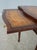 Brown Maitland Smith Leather Top Games Table For Sale - Image 8 of 18