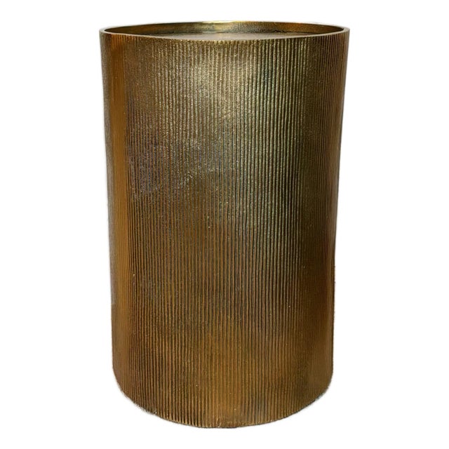 Modern Bronze Metal Adrina Side Table For Sale