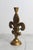 Mid 20th Century Vintage Brass Fleur-De-Lis Candlestick Holder For Sale - Image 5 of 8