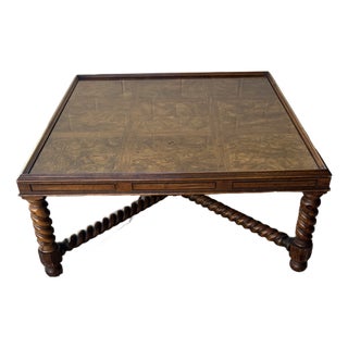 Vintage Barley Twist Coffee Table in Excelled Condition For Sale