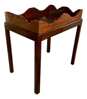 1960s Classic Mahogany Butlers Tray Side Table