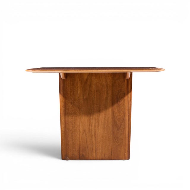 Mid 20th Century Robsjohn Gibbings for Widdicomb Mid Century Walnut Expanding Dining Table With 2 Leaves For Sale - Image 5 of 13