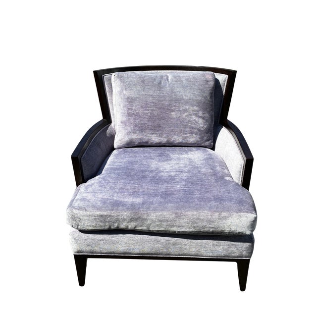 Baker Furniture Company Pair of Barbara Barry for Baker California Lounge Chairs, Model 6713c For Sale - Image 4 of 11