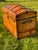 Beautiful 1880's domed travel trunk with a rich warm honey color. Excellent construction, very sturdy. Adorned with...