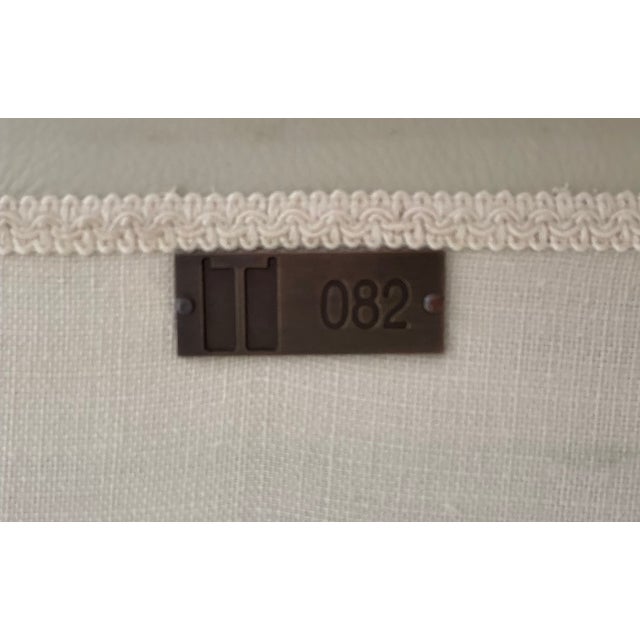 2010s "Akan" Armchair in Cream Leather With Cast Bronze Arm by Lorenzo Tondelli For Sale - Image 5 of 5