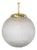 Diamond Opaque Pendant Glass Lamps, 1950s For Sale