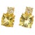 Bochic "Orient" Lemon Topaz & White Topaz Earrings Set In 18K Gold & Silver For Sale - Image 17 of 18