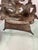 Antique Iron Floral on Trellis in Basket Doorstop For Sale - Image 4 of 8