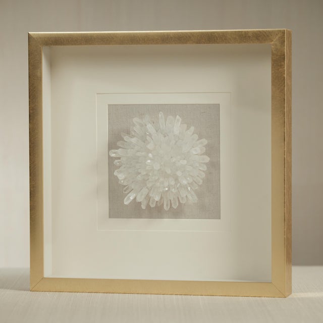A great way to show off your love for all things gold and crystals, this decorative frame makes a stylish addition to any...