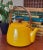 Vintage Yellow Enamel Takahashi Teapot Kettle San Francisco For Sale - Image 4 of 12