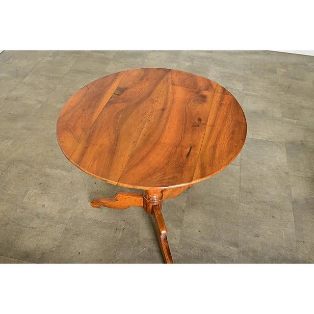French French 19th Century Fruitwood Pedestal Table For Sale - Image 3 of 6
