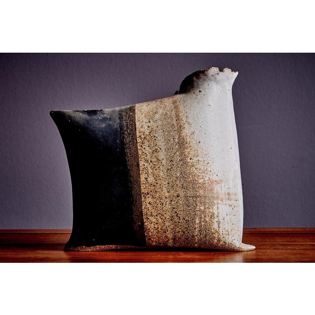 Brutalist Brutalist Studio Pottery Vase by the Terry Pottery, 1970s For Sale - Image 3 of 10