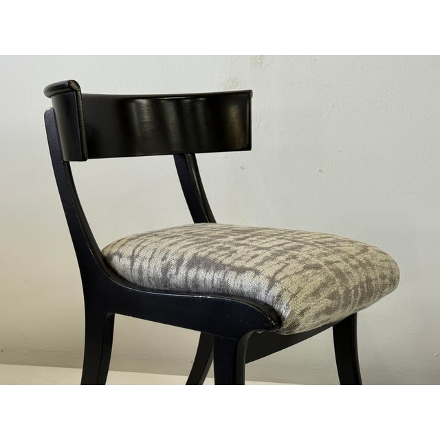 Mediterranean Vintage Pair of Klismos Wood Chairs For Sale - Image 3 of 11