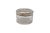 Silver Acid-Etched Glass Bottle with Silver Lid and Floral Reliefs For Sale - Image 8 of 8