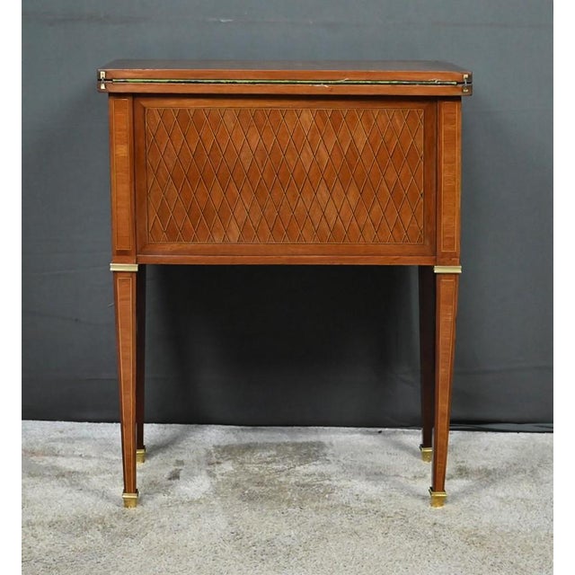 Small Early 20th Century Louis XVI Marquetry Games Table For Sale - Image 18 of 18