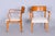 Art Deco Beech Armchairs attributed to Jindrich Halabala for Up Zavody, 1930s, Set of 2 For Sale - Image 6 of 12
