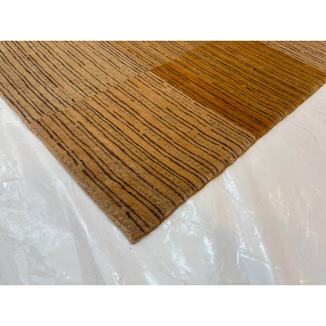 Silk and Wool Nepalese Rug , 7'9" X 10' For Sale - Image 4 of 4