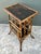 Wood Vintage Hand Painted Tortoise Bamboo Side Table For Sale - Image 7 of 12