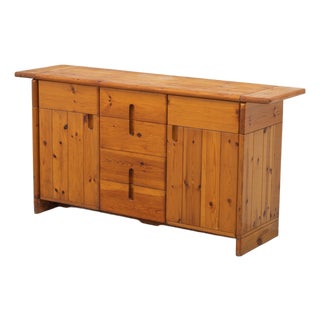 Pine Sideboard by Silvio Coppola for Fratelli Montina, 1960s For Sale