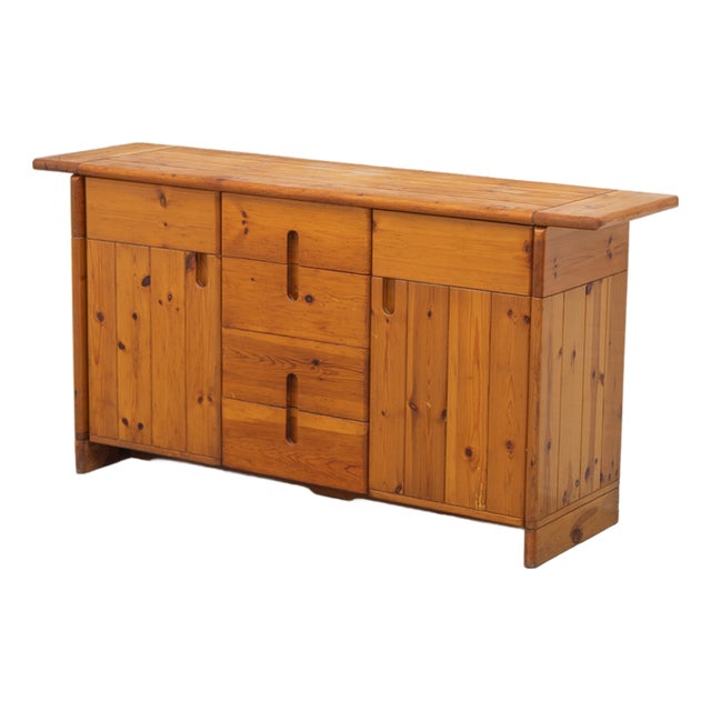 Pine Sideboard by Silvio Coppola for Fratelli Montina, 1960s For Sale