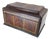 19th Century English Regency Sarcophagus Form Tea Caddy Box With Inlay For Sale