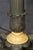 Pair of Antique Candlestick French Empire Patinated and Gilt Bronze Table Lamps For Sale - Image 9 of 9