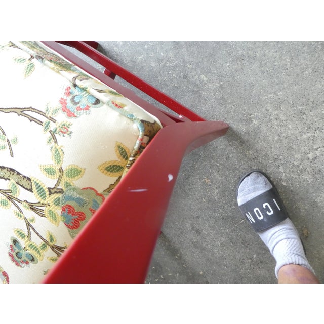 1970s Chinese Chippendale Trellis Dining Table and Chairs - Set of 5 For Sale - Image 11 of 13