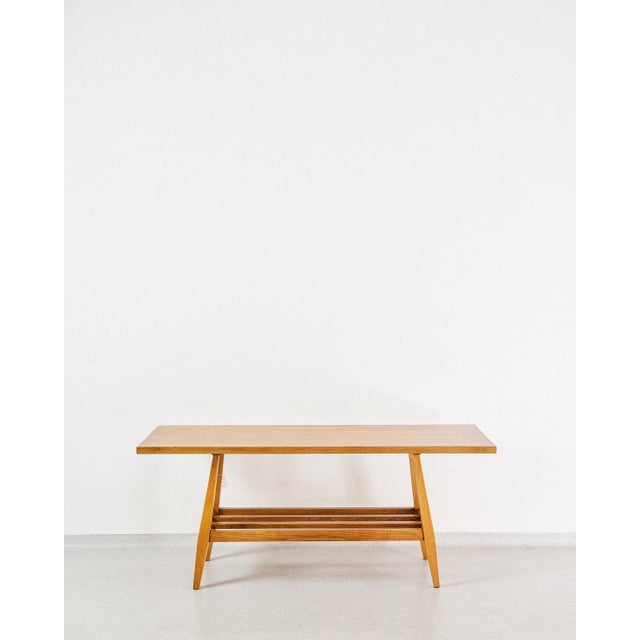 Mid-Century Oak Coffee Table, 1960s For Sale - Image 6 of 6