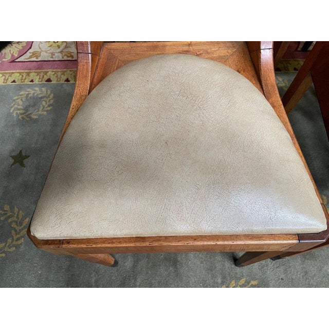 Art Deco Chairs, Set of 6 For Sale - Image 4 of 13