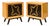 Mid 20th Century Brown Saltman Paul Lazo Nightstands, Pair, Attributed For Sale