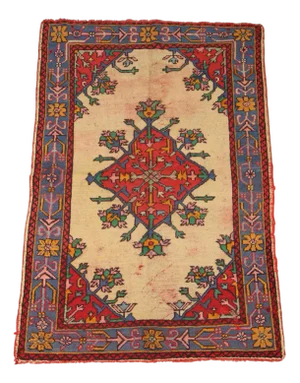Vintage Turkish Kars Rug