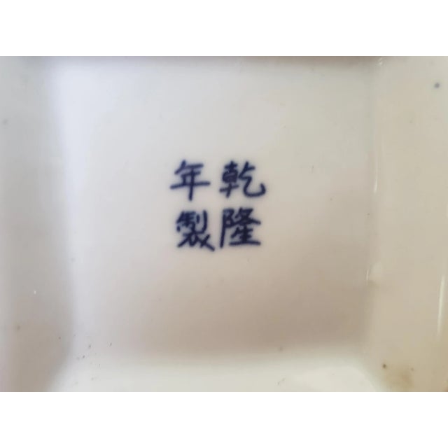 Chinoserie Blue & White Ceramic Pagoda Jars - a Pair For Sale - Image 9 of 11