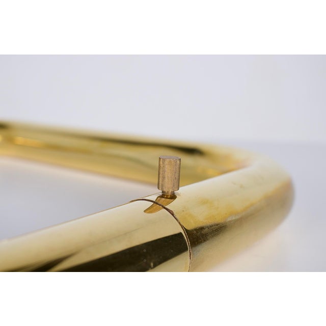 Sommerso Murano Glass and Brass Lamp, 1970s For Sale - Image 11 of 15