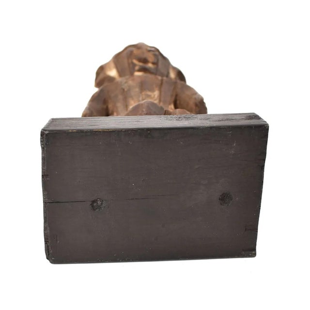 Brown Early 20th Century Kela Tetela Figure on Custom Base For Sale - Image 8 of 8
