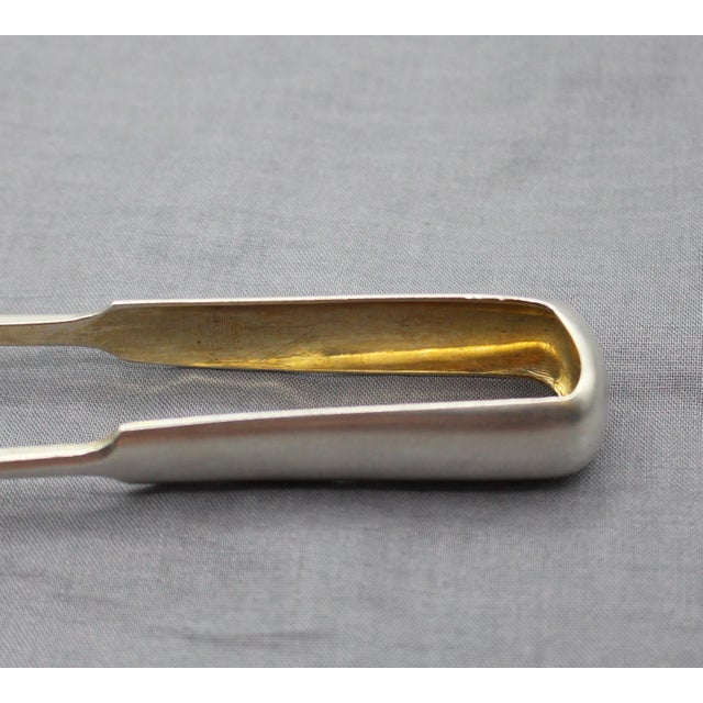 Early 20th Century 875 Standard Silver Ice Tongs 1908-1917 For Sale - Image 4 of 6