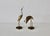 Brass Vintage Mid-Century Mantle Size Sculptural Brass Cranes Herons Water Fowl-a Pair For Sale - Image 8 of 14