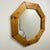 Large Scandinavian Style Octagonal Mirror in Pine, 1980s For Sale - Image 4 of 17