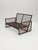 Italy, early 1970s. Manufactured by B&B - Compagnia delle Filippine division Bamboo and malacca cane structure, fabric...