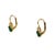 Giorgio Visconti. Gold pendant and earrings with emeralds and diamonds. Pendant 750 standard - 4.5 g. with a central...
